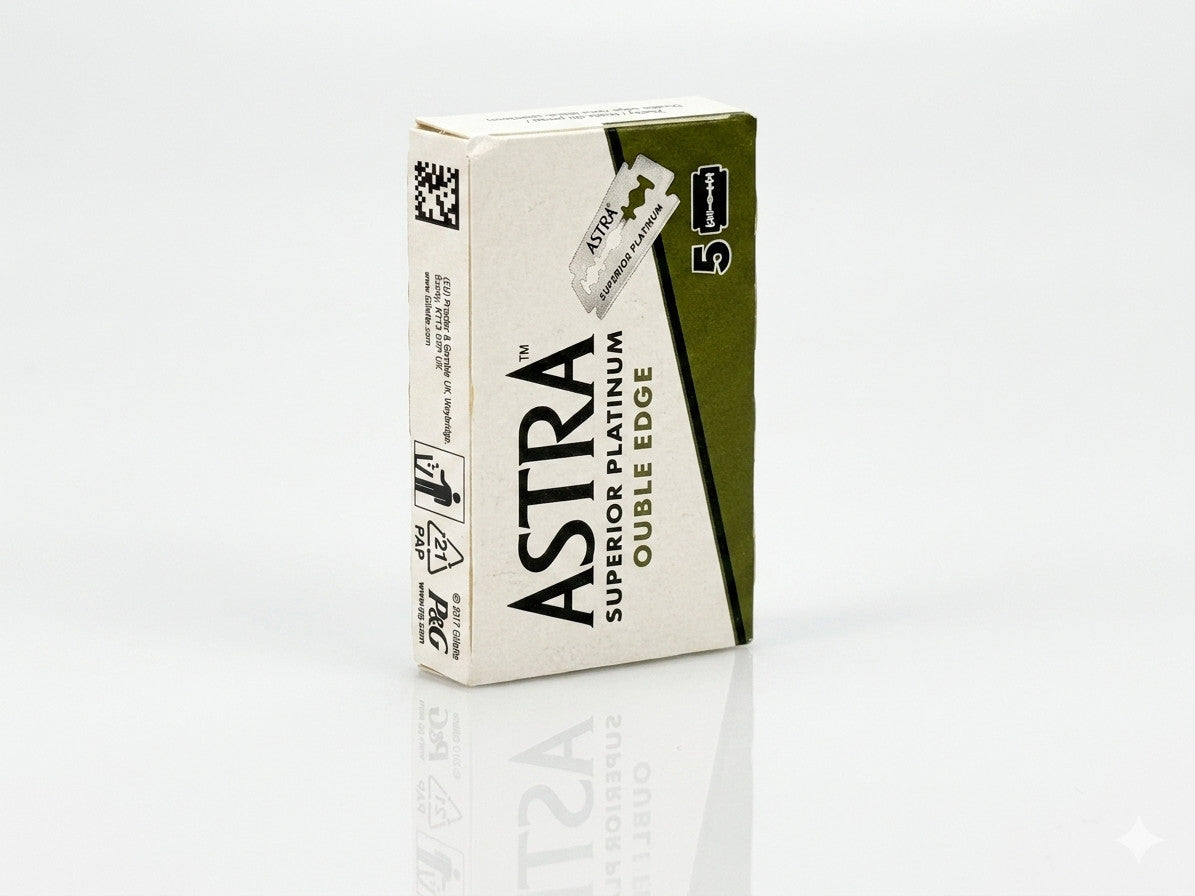 300 Astra Superior Platinum Double Edge Safety Razor Blades - Made in Russia