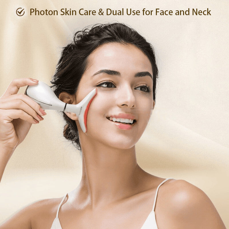 Neck Face Lifting Massager Device LED Anti-Wrinkle Skin Tightening for Double Chin