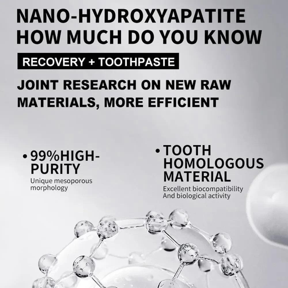 Nano Hydroxyapatite Toothpaste 7.5% - Fresh Mint, Pack of 2