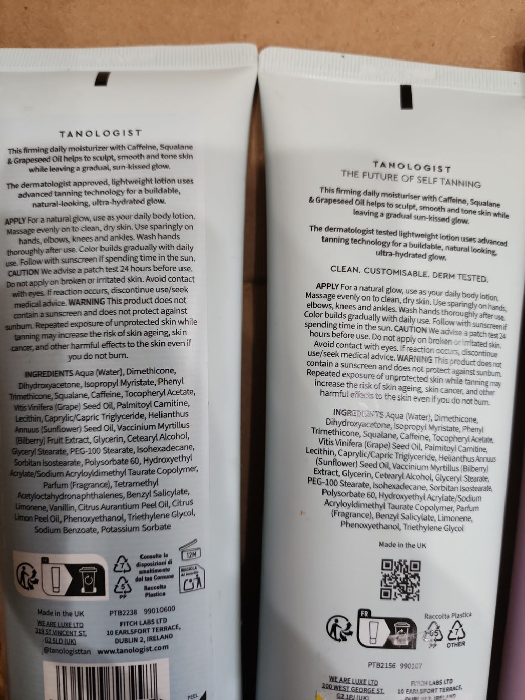 4 Pack Hydrating Gradual Self Tanner Lotions - Tanologist Daily Glow 250ml