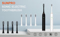 Electric Sonic Toothbrush 2 Pack with 6 Modes, 42000 VPM, Waterproof & Long Battery Life