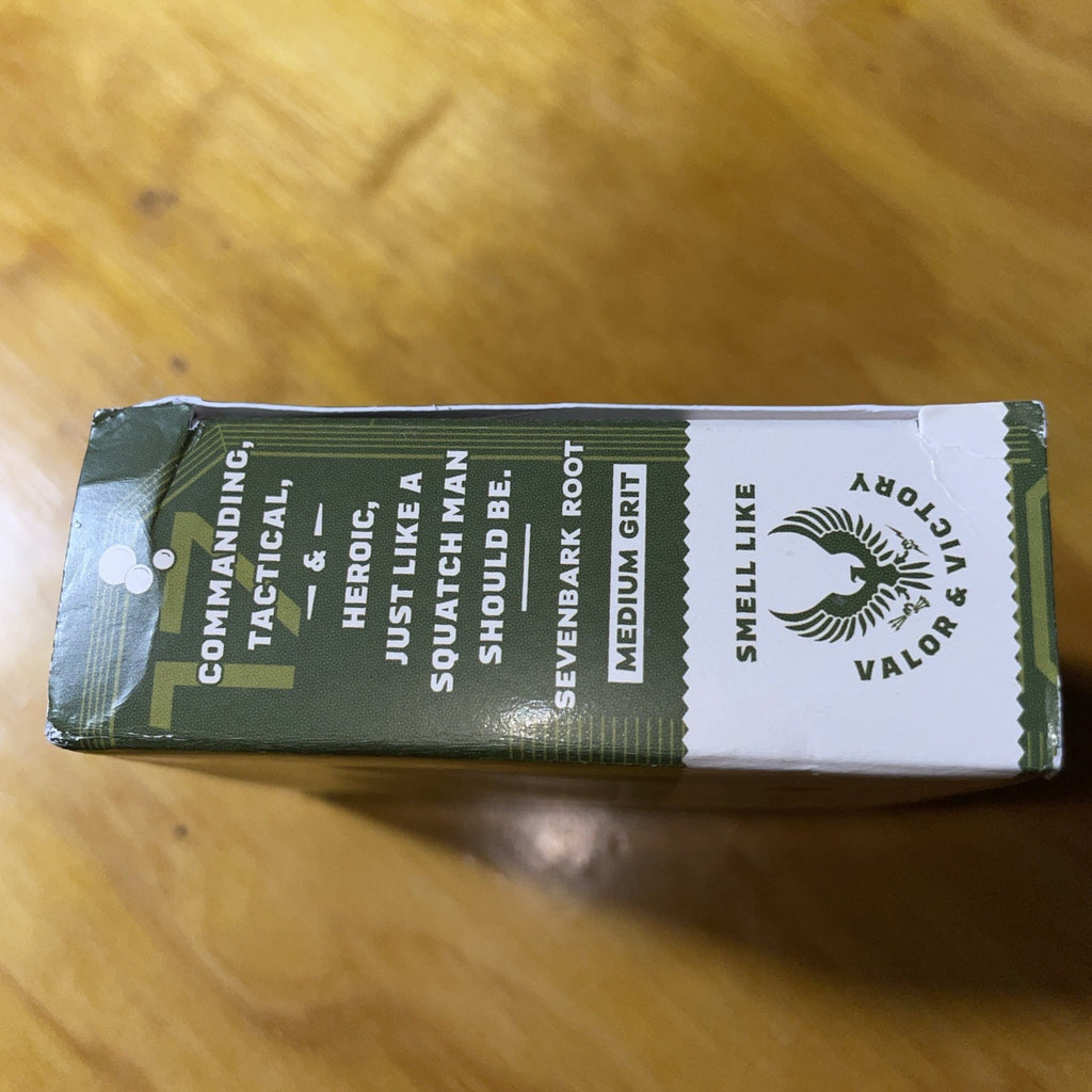 Limited Edition Spartan Scrub 5oz Soap Bar with Code - Dr. Squatch x Halo