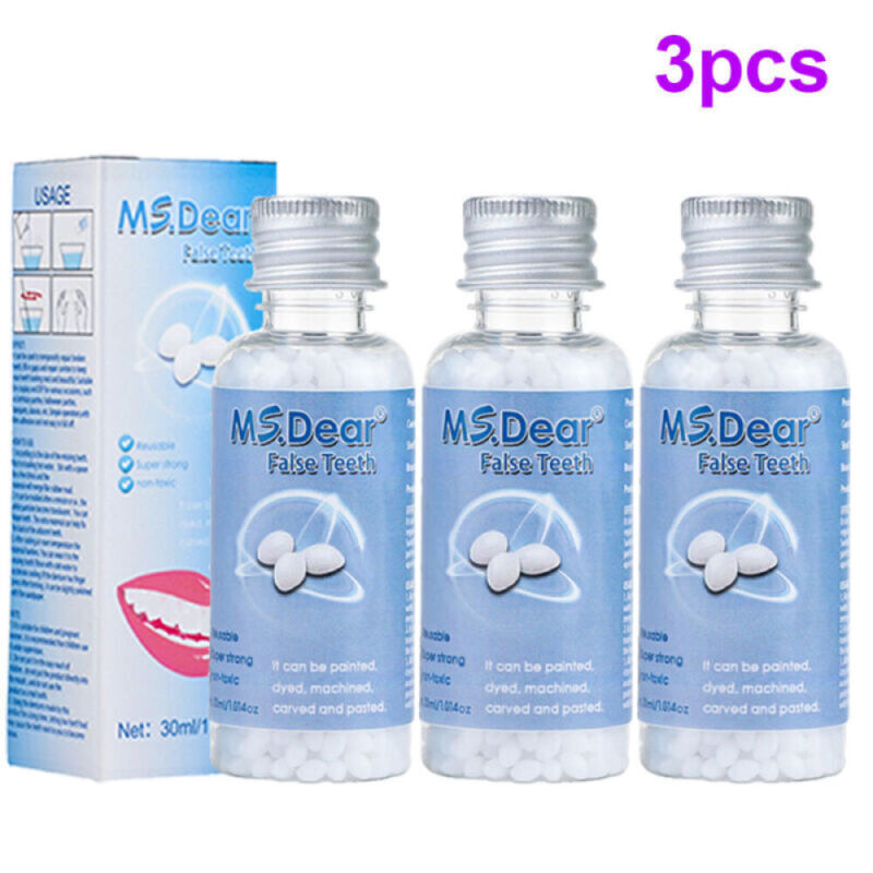 Teeth Repair Kit - Temporary Missing & Broken Tooth Replacement Set - Multiple Quantities