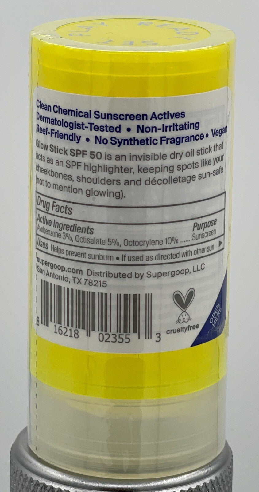 SPF 50 Sunscreen Stick - Hydrating Sunblock with Broad Spectrum Protection