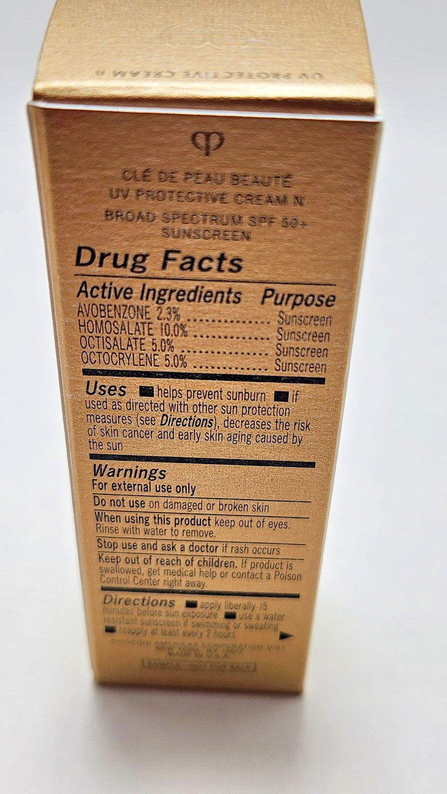 SPF 50+ Broad Spectrum Sunscreen Cream for Face - 8mL, Japan-made