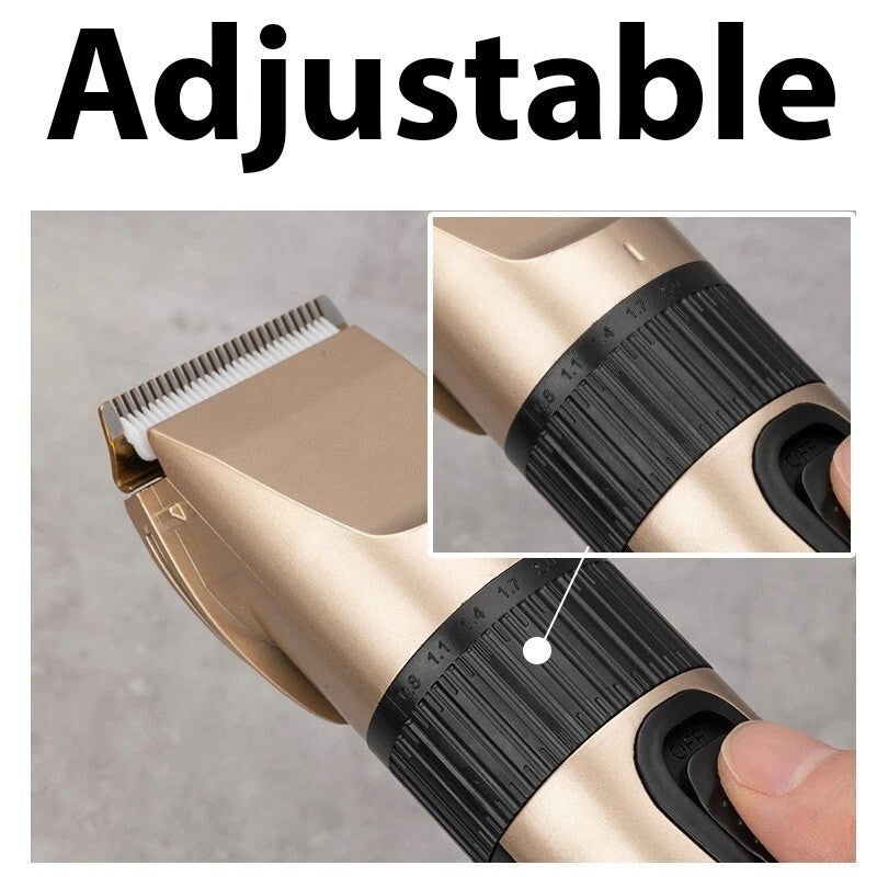 Cordless Hair Clippers Trimmer Kit for Men with 4 Attachments, Rechargeable, Waterproof