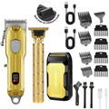 Professional Men’s Hair Clipper & Trimmer Kit - USB Rechargeable Grooming Set
