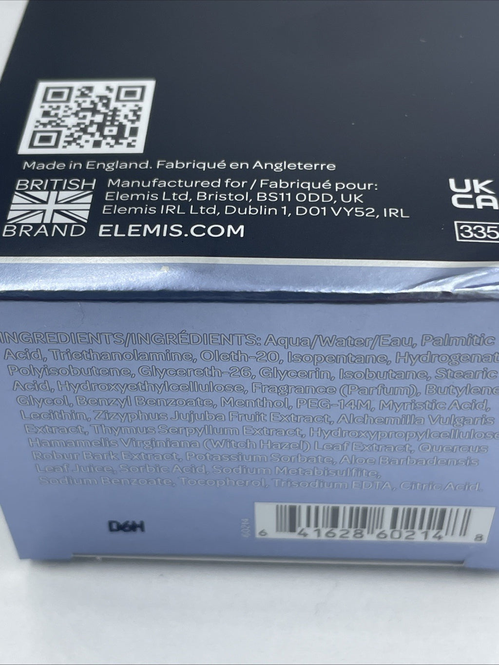 Elemis Ice-Cool Foaming Shave Gel 200ml - Refreshing Men's Grooming