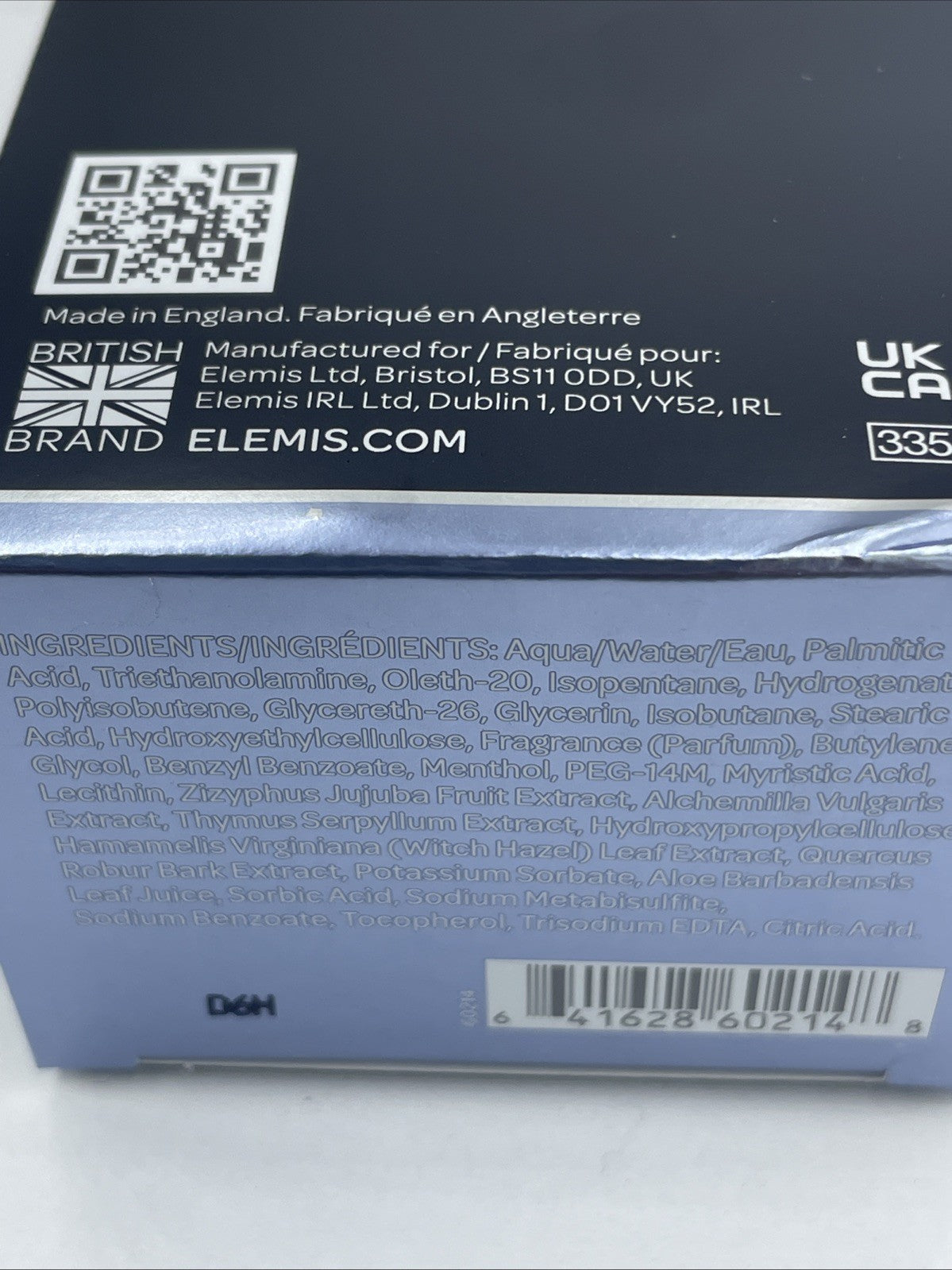 Elemis Ice-Cool Foaming Shave Gel 200ml - Refreshing Men's Grooming
