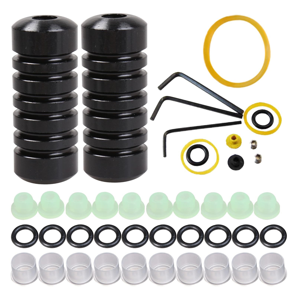 Dragonhawk Complete Tattoo Kit for Beginners Pro Coils & Case - Includes Practice Skin