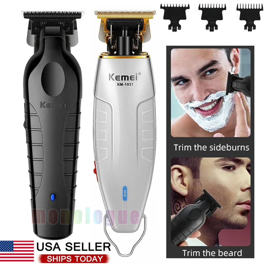 Cordless Electric Hair Trimmer Razor Clipper with USB Charging