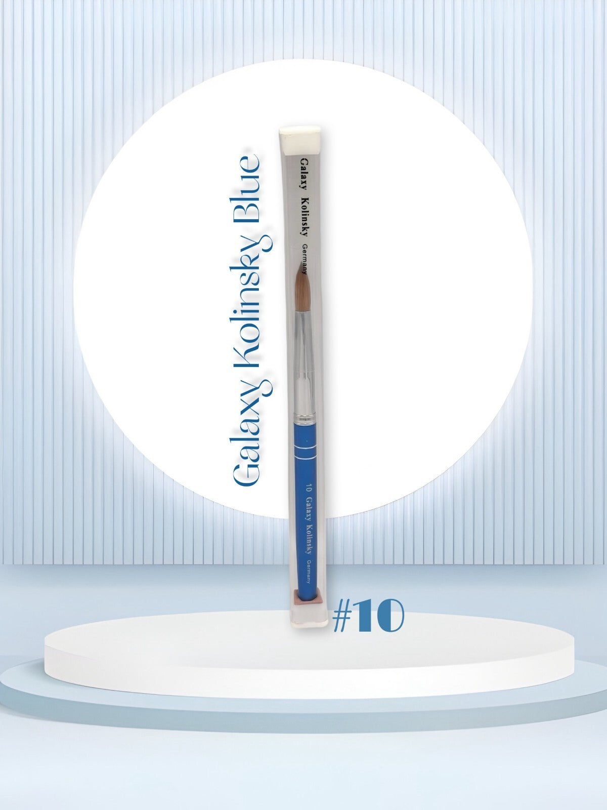 Galaxy Professional 100% Kolinsky Acrylic Nail Brush Round Size 8-22 - Nail Art Tool