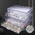 Acrylic Nail Art Storage Box 5-Layer Drawer Organizer with 120 Compartments