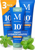 Fluoride-Free Nano Hydroxyapatite Toothpaste for Enamel & Sensitive Teeth - 3 or 6 Pack