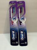 2 Pack Manual Toothbrushes Medium Bristles for Oral Hygiene