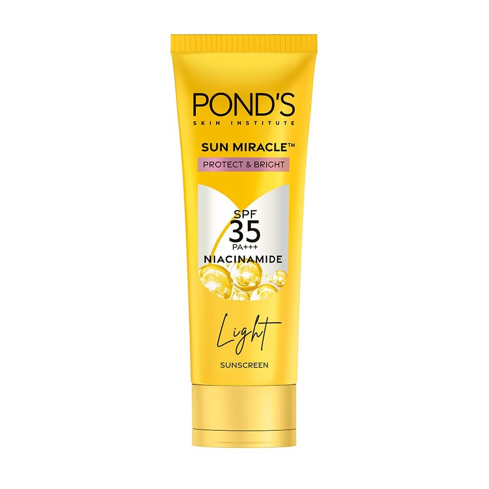 Pond's Sun Miracle SPF 35 PA+++ Niacinamide Light Sunscreen 50g - Broad Spectrum UV Protection