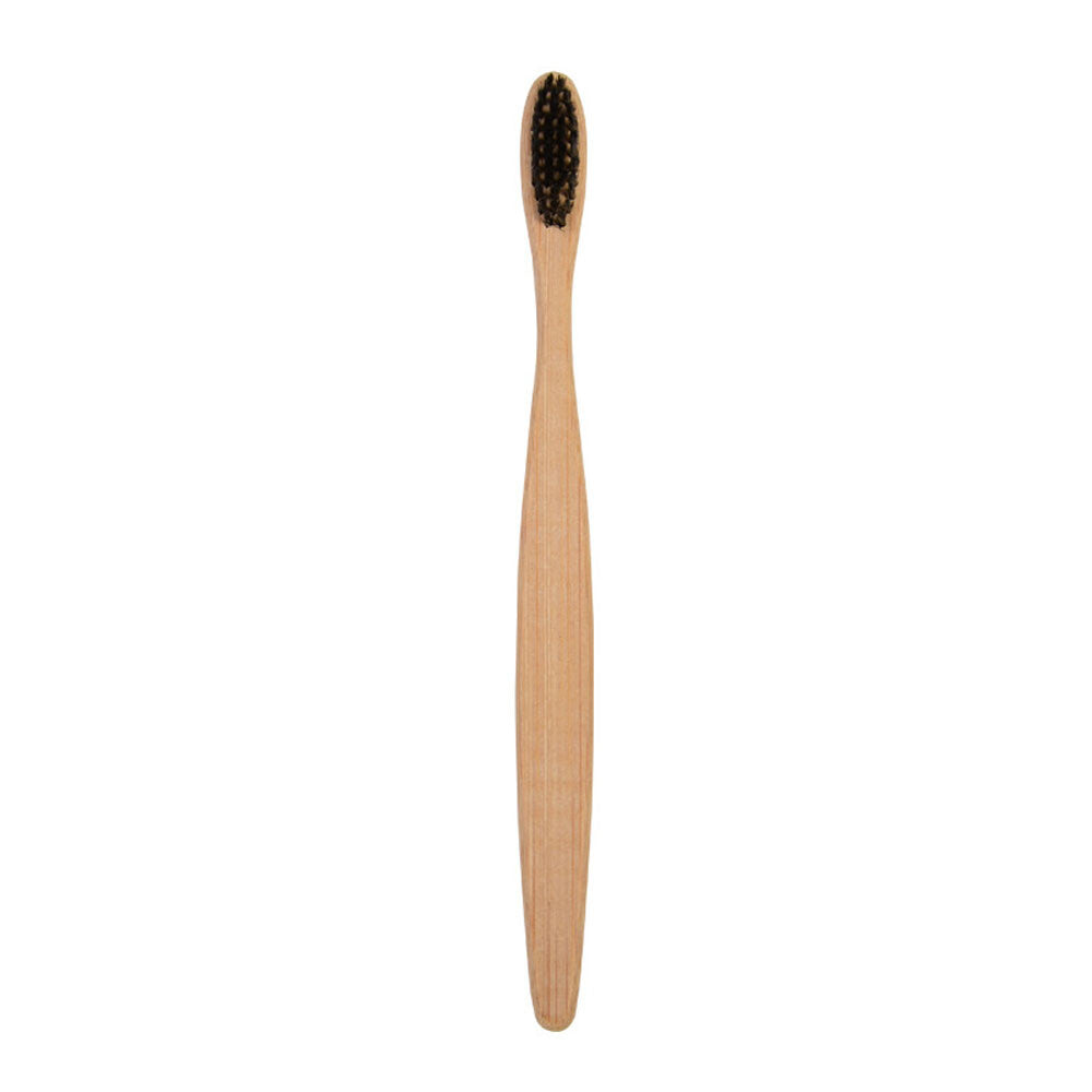 20Pcs Natural Bamboo Toothbrush with Charcoal Soft Bristles - Eco-Friendly Adult Oral Care