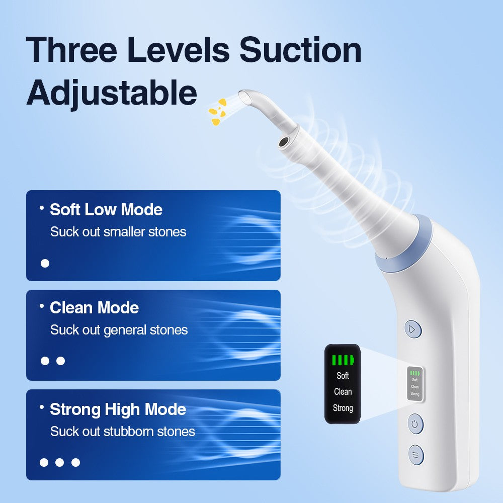 Electric Tonsil Stone Remover Kit with HD Camera & 3 Modes - Oral Care