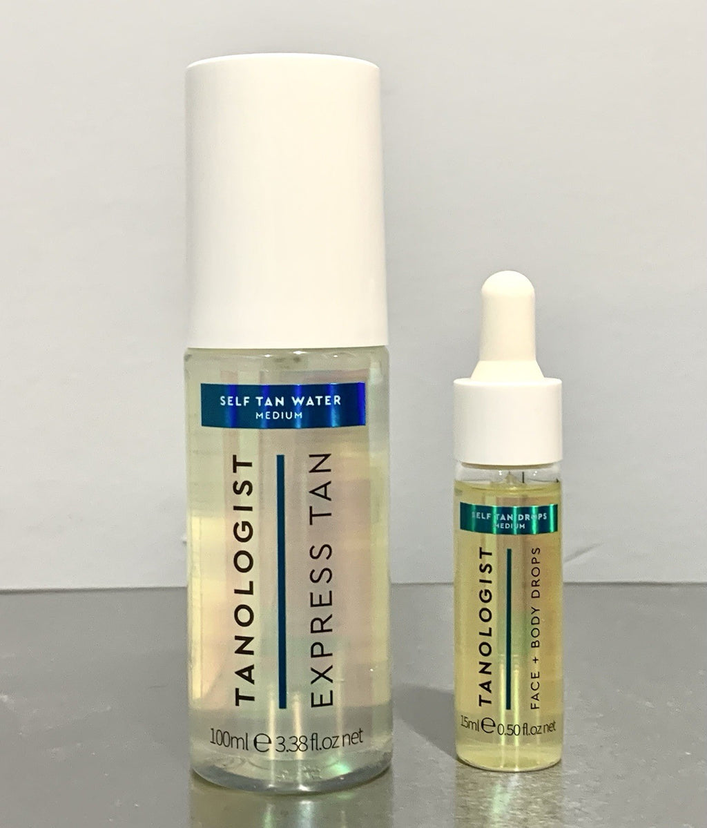 Travel Size Self Tanner Drops & Water Set - Medium, Tanologist