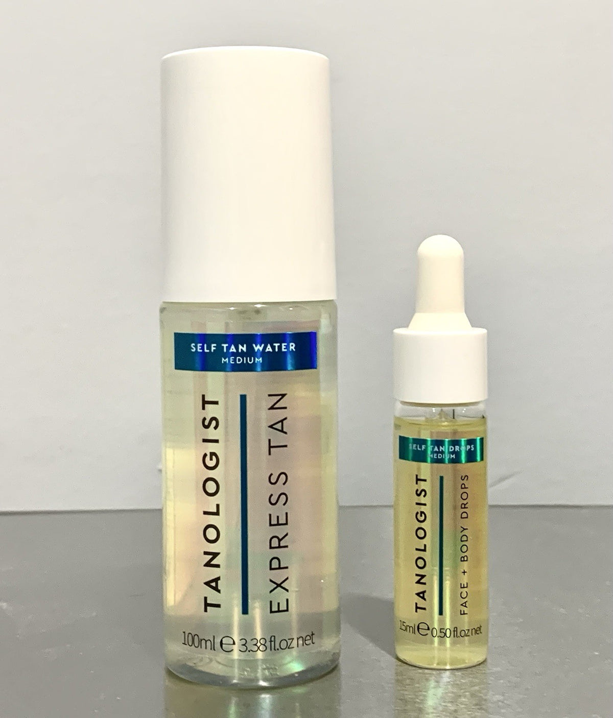 Travel Size Self Tanner Drops & Water Set - Medium, Tanologist