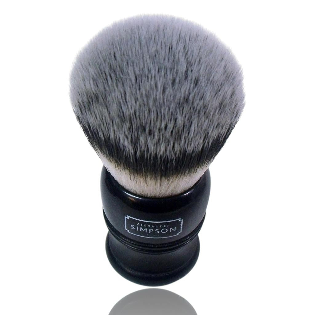 Synthetic Shaving Brush Trafalgar T3 Ebony Hand Made for Wet Shaving