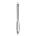 Sapphire Nail File Coarse & Fine Silver 1 Pack - Professional Nail Care Tool