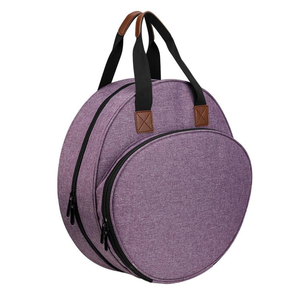 Large Capacity Embroidery Project Bag with Multiple Pockets and Handle