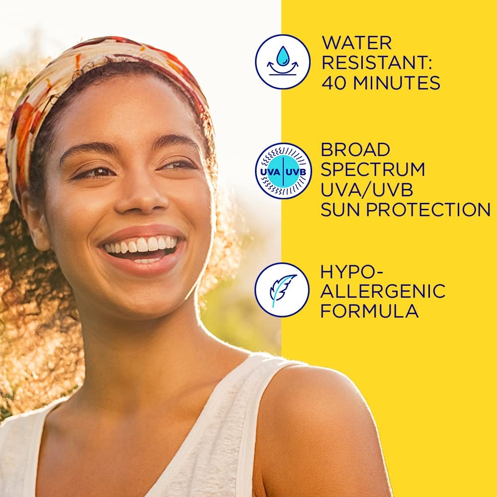 Oil-Free SPF 45 Face Sunscreen Lotion with Shine Control 2.5oz