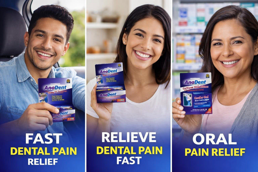 Toothache Gel 20% Benzocaine Oral Pain Relief for Severe Dental Discomfort