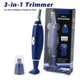 Unisex 3-in-1 Nose Ear Eyebrow Hair Trimmer Face Grooming Clipper