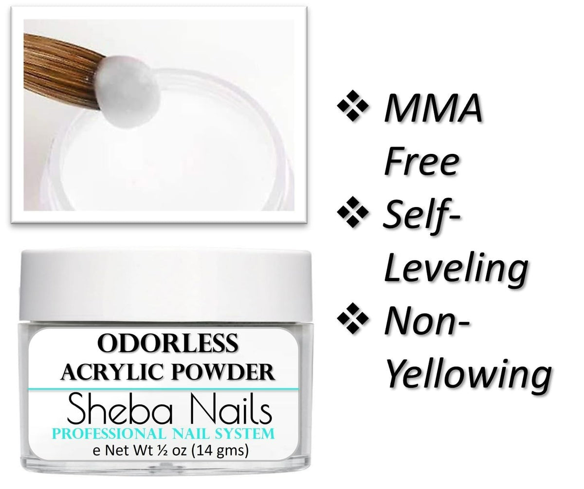 Odorless Acrylic Nail Kit for Nail Technician Exams - Easy Application