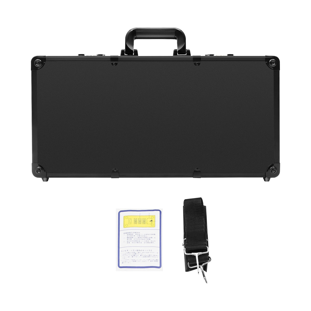 Large Portable Barber Tool Storage Case with Security Lock