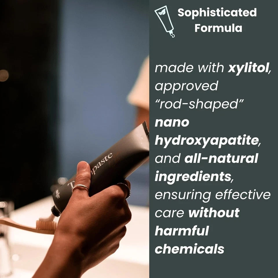 Nano Hydroxyapatite Toothpaste with Vitamin E - Fluoride & SLS Free, Adult Oral Care