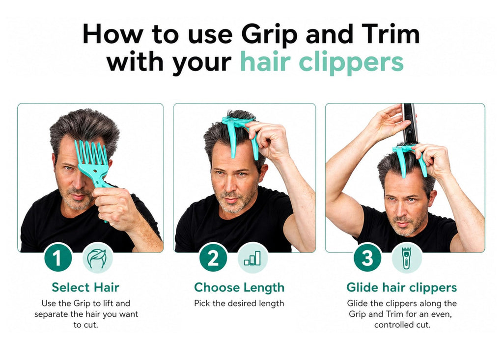 DIY Haircut Tool for Home Trimming & Grooming - Precision Tongs