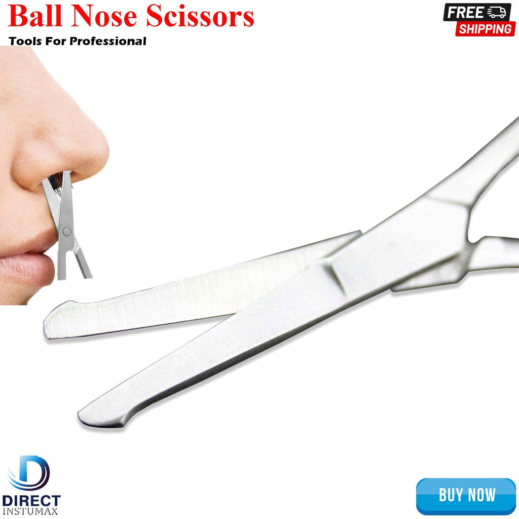 Grooming Ear & Nose Hair Trimmer Scissors with Rounded Tips