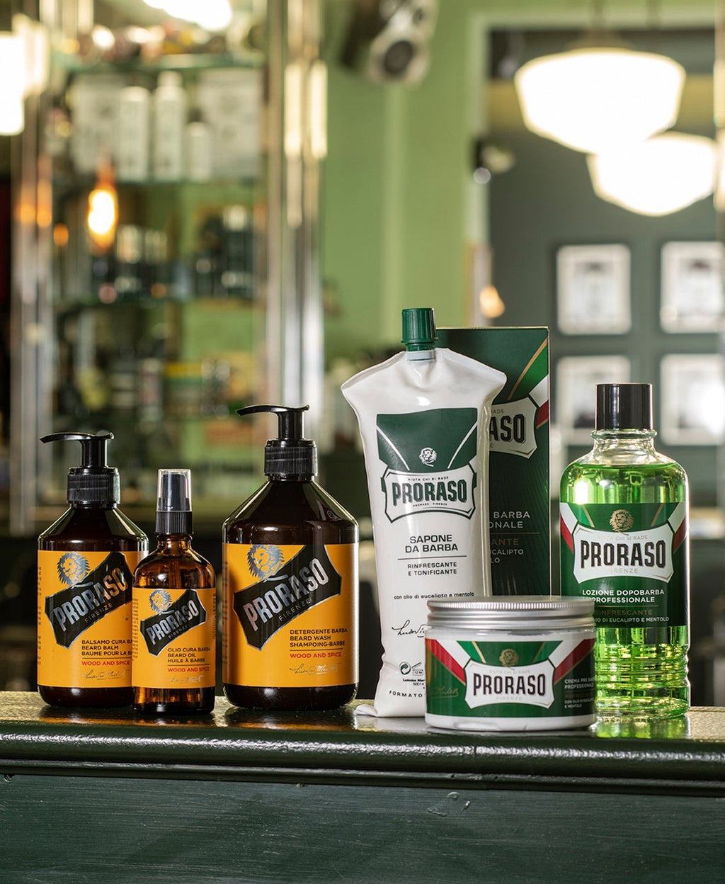 Proraso Aftershave Lotion Green Eucalyptus Menthol 400ml with Atomizer