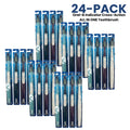 24 Pack Soft Manual Toothbrushes - CrossAction Plaque Removal & Gingivitis Reduction