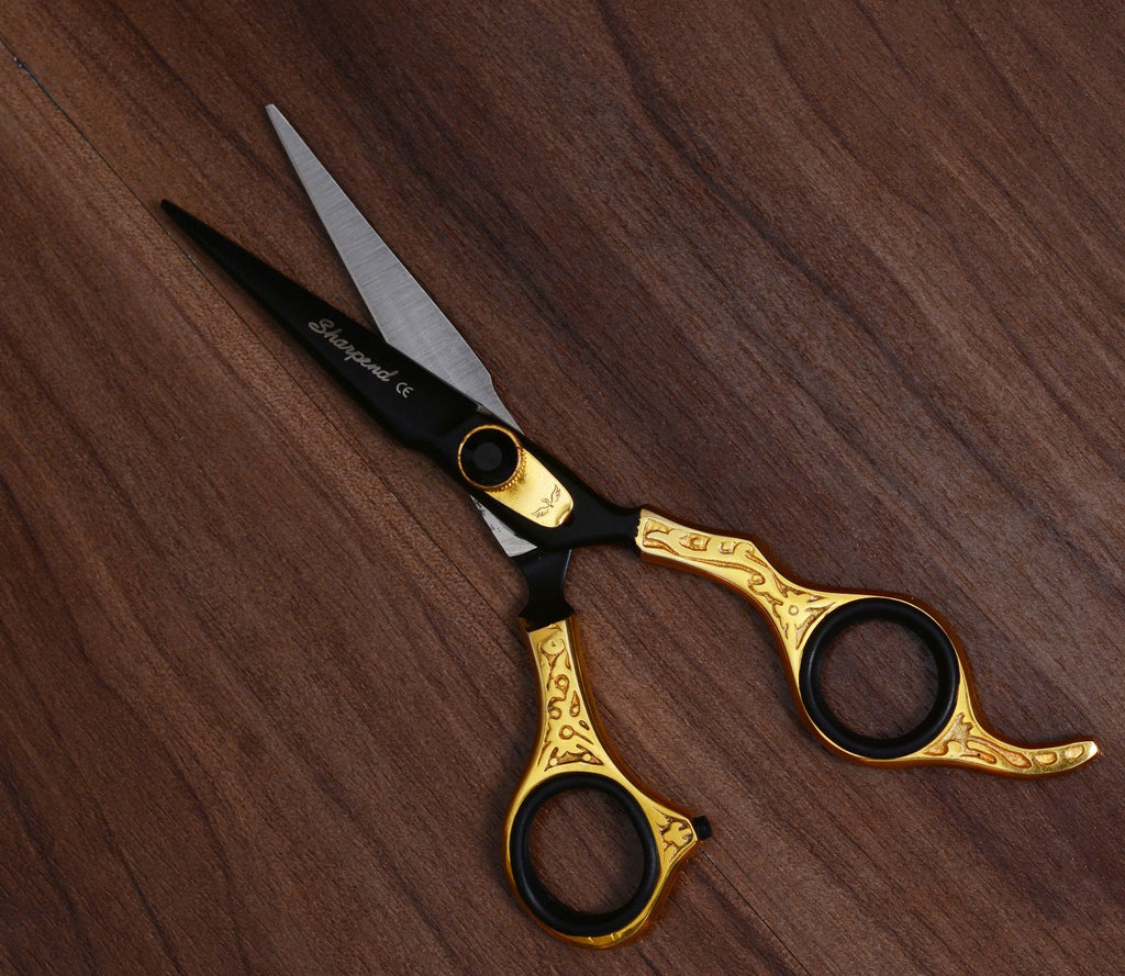 Professional Hair Cutting Shears 6.5 Inch Barber Scissors with Razor & Thinning Set