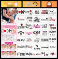 105-Piece Temporary Tattoos for Adults – Fun, Safe & Waterproof Sticker Set
