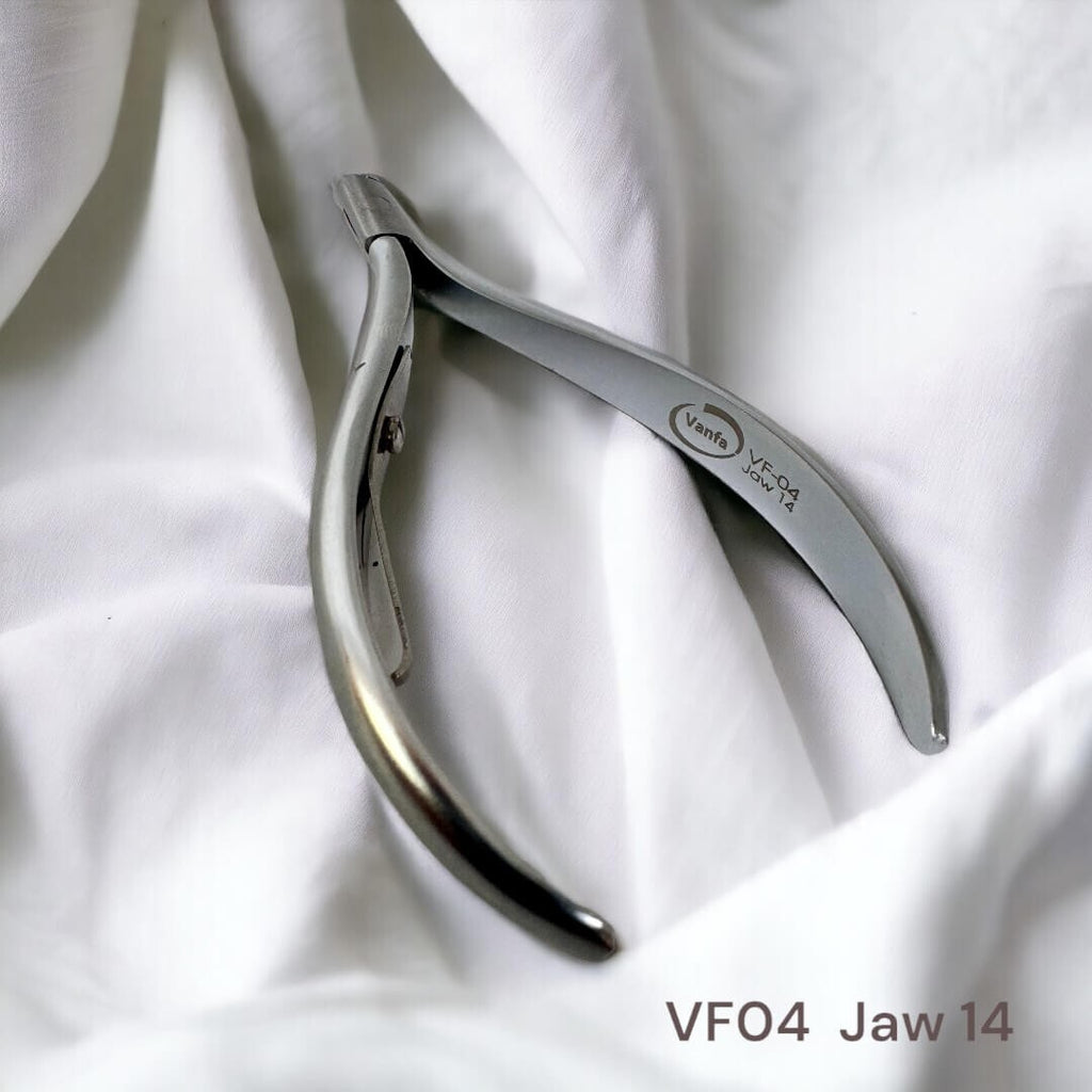 Vanfa Stainless Steel Round Head Cuticle Nippers VF04 - Nail Care Tool