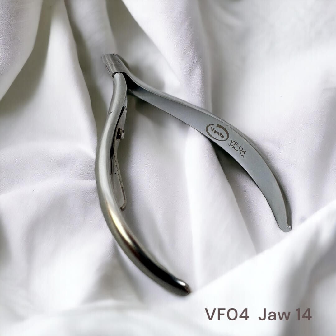Vanfa Stainless Steel Round Head Cuticle Nippers VF04 - Nail Care Tool