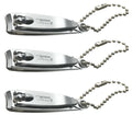 Professional Stainless Steel Nail Clippers with Built-in File & Cleaner