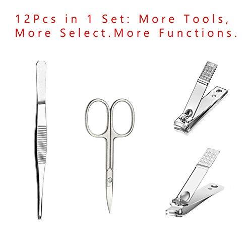 Professional 12-Piece Toenail Care Kit for Ingrown Nails and Pedicure
