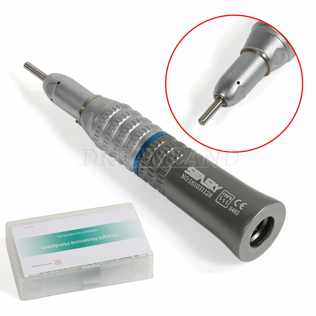 Slow Speed Dental Handpiece with Straight Nosecone for Dental Air Motors