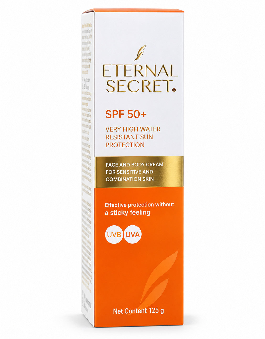 SPF 50+ Face & Body Sunscreen Cream 125g Water-Resistant Sensitive Skin