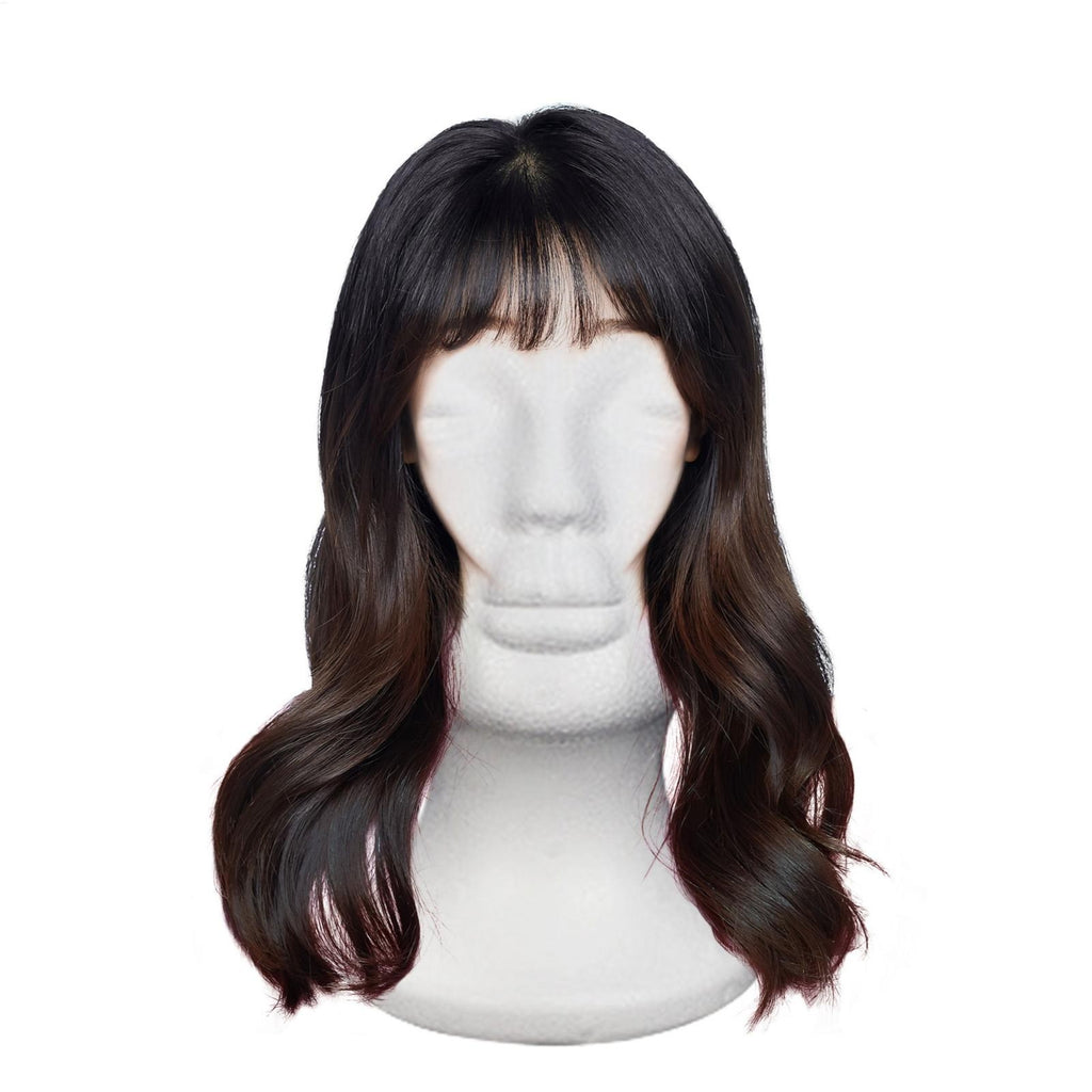 Female Mannequin Head for Wigs Display Foam Model with Glasses Hat Accessories