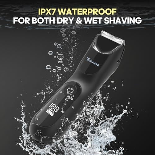 3-in-1 Cordless Body Hair Trimmer for Men & Women with LED Light