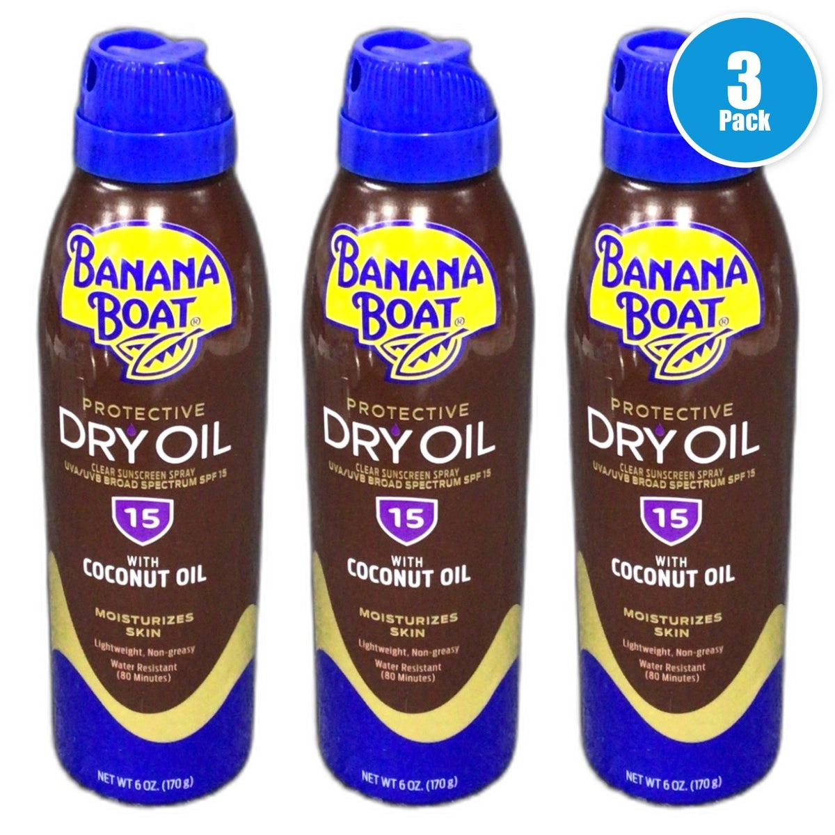 SPF 15 Tanning Dry Oil Spray - Lightweight Sun Protection & Natural Tan