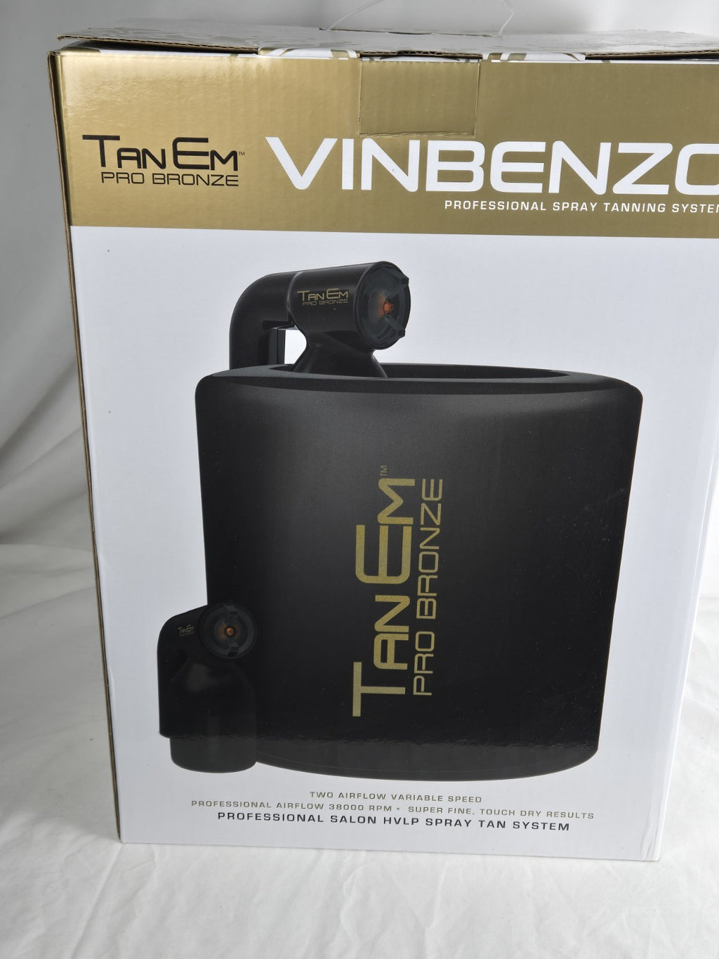 HVLP Spray Tan System for Professional Salon Use - Complete TanEm Pro Bronze VINBENZO