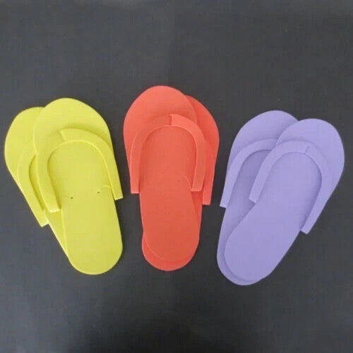 Disposable Spa Pedicure Slippers 24 Pairs Unisex Salon Footwear